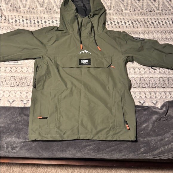 DOPE Men's Olive Performance Jacket - Picture 2 of 4